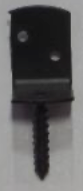 Schuttinghaak (L-beslag), zwart, afmetingen: 35 x 30 x 40mm, dikte: 2mm
