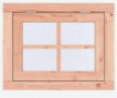  Douglas uitzetraam Prestige 88,4 x 66 cm, onbehandeld.