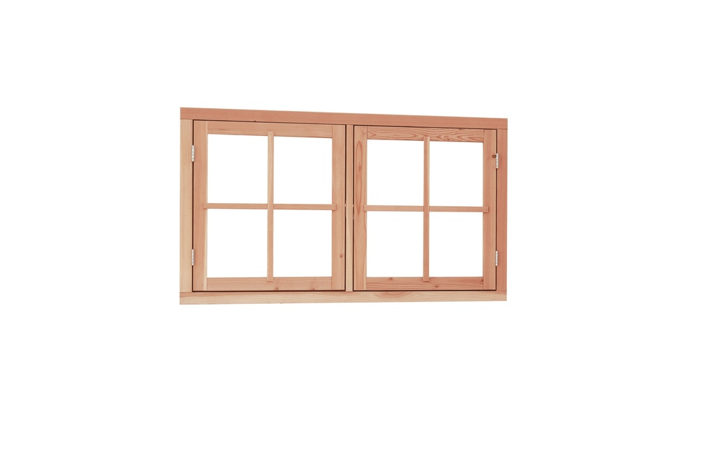 Redvision dubbel uitzetraam, 141,2 x 83,7 cm.