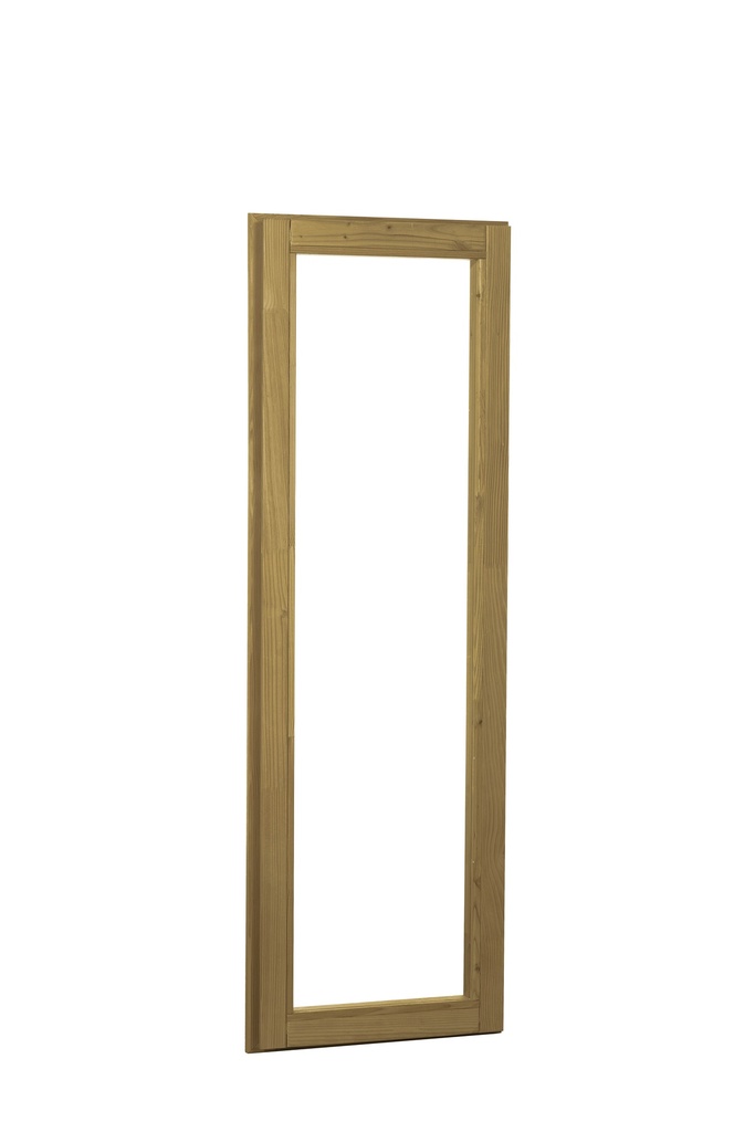 Douglas vast raam (zijlicht), 51,5 x 155 cm, groen geïmpregneerd.