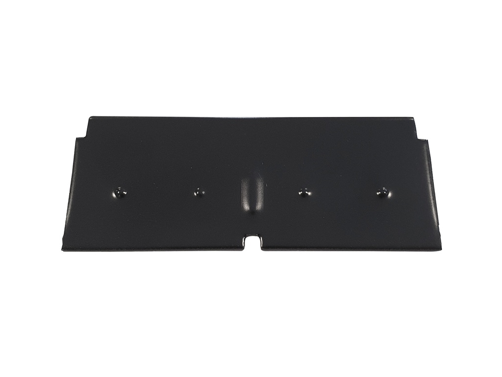 Aluminium Verbindingsstuk t.b.v. daktrim 1058506, zwart RAL 9005.