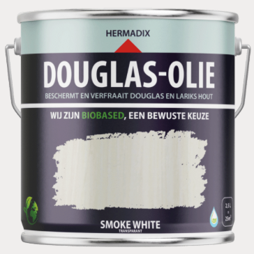 Douglas olie 2.5 ltr, smokey white