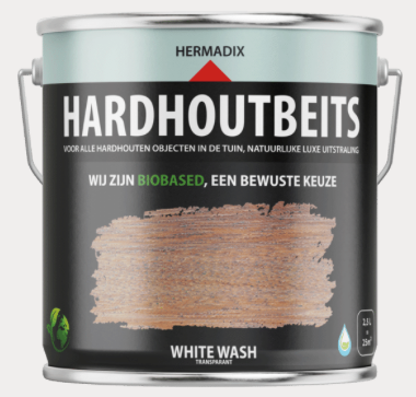 Hardhoutbeits 464 White Wash 2500 ML
