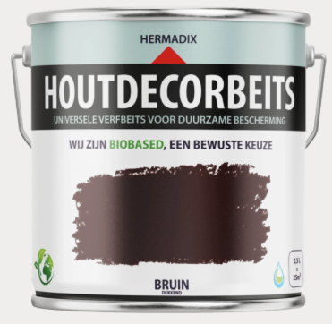 Houtdecor 610 Bruin dekkend 750 ML