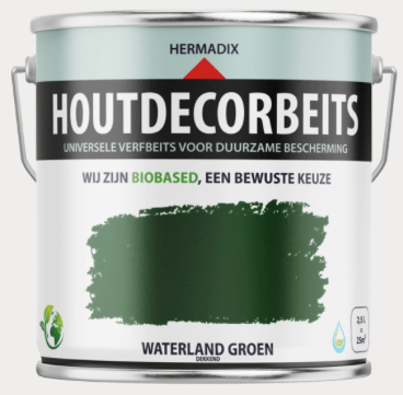 Houtdecor 621 Waterland Groen dekkend 2500 ML