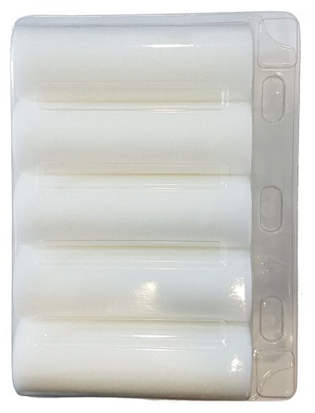 Losse schuimrol 11 cm, recht superfijn (a 10 stuks)