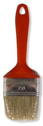 Wegwerpkwast plat 70 mm