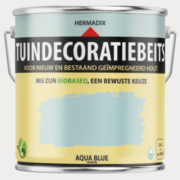 Tuindecoratie 714 Aqua Blue dekkend 750 ML