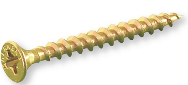 4,0X 25 geel verzinkt, PZ (per 100 stuks)