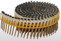 Bolkop, RVS - ZWART RAL 9005, 2.7 x 45 mm, plastic verbonden (per 100 stuks)