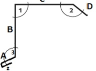 Windveer zwart, zetwerk, per meter