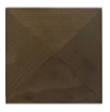 Piramide vorm gelijmd, 100x100mm, hout