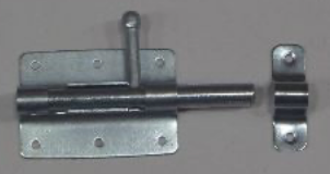 Plaatgrendel zwaar, plaat: 100x70x2mm, galvanisch verzinkt