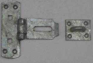 Horizontale sluiting, heng: 155x155mm, plaat: 65x55mm