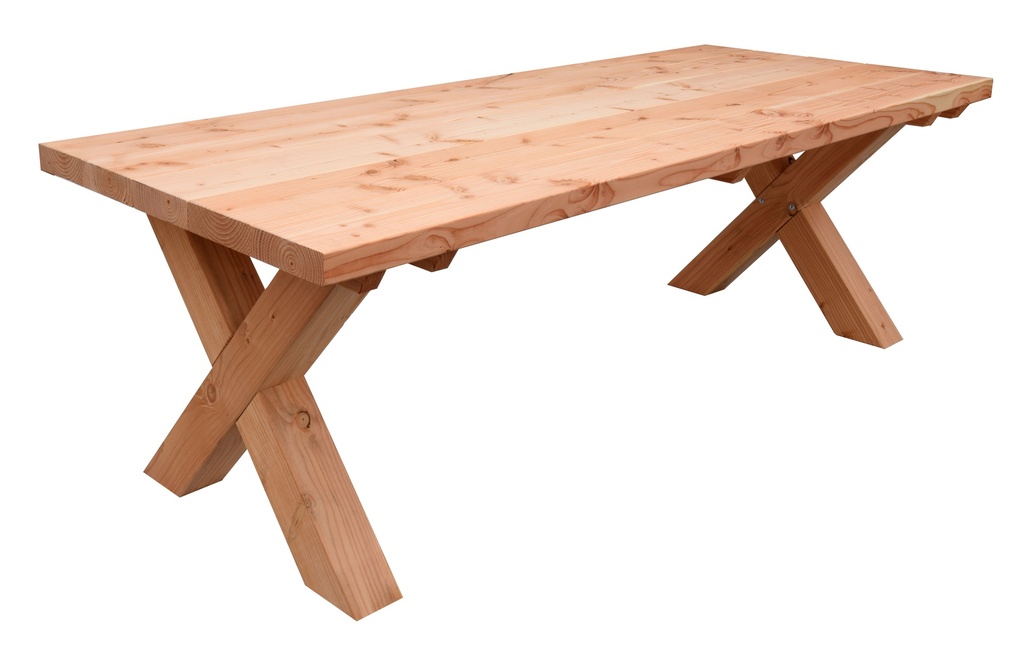 Tafel Xavi Excellent, 79 x 95 x 245 cm, onbehandeld.