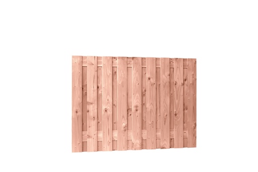 [W42084] Douglas geschaafd plankenscherm 19-planks 16 mm, 180 x 130 cm, onbehandeld.