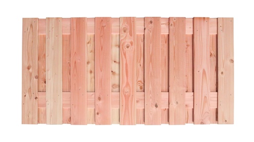 [1063113] Douglas geschaafd plankenscherm 19-planks 16 mm, 180 x 90 cm, onbehandeld.