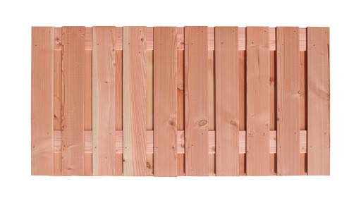 [1063110] Douglas geschaafd plankenscherm 21-planks 16 mm, 180 x 90 cm t.b.v. betonsysteem, onbehandeld.