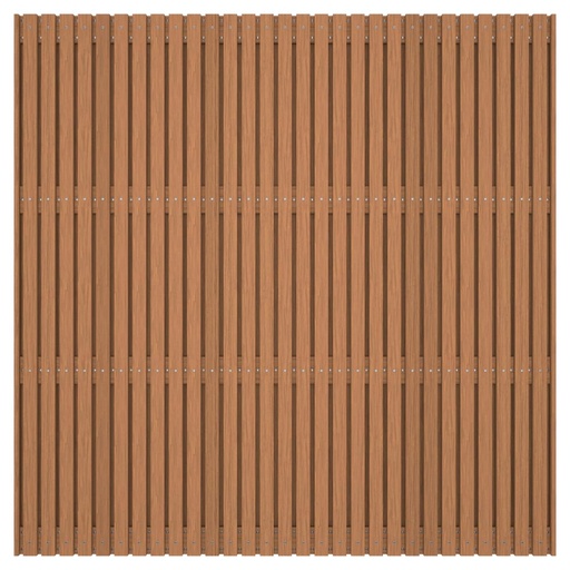 [1058803] Thermovision Ayous geschaafd latten scherm, recht horizontaal/verticaal, 180 x 180 cm.