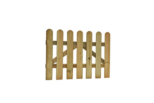 [W01503] Reliëf rechthekpoort 100 x 100 cm, groen geïmpregneerd.