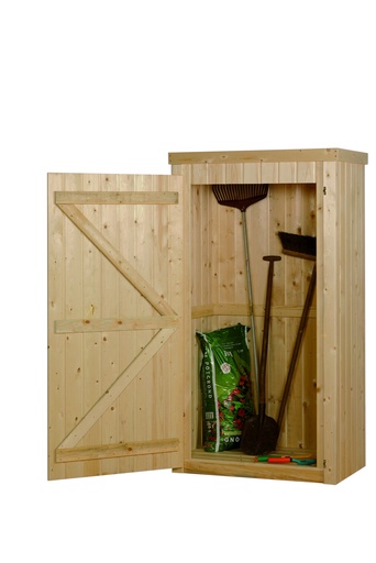 [W11514] Tuinkast Lelie 190 x 100 x 58 cm (HxBxD), groen geïmpregneerd.