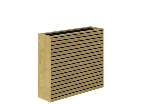 [1063082] Terrasbloembak Elan Excellent, 93 x 30 x 103 cm, groen geïmpregneerd.