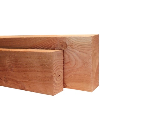 [W41073] Douglas geschaafde gording 5,8 x 19,0 x 600 cm, onbehandeld.
