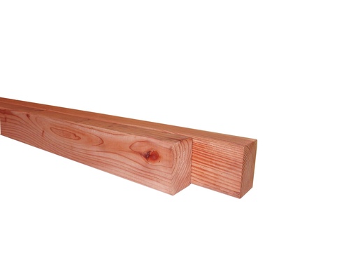 [WA00569] Douglas fijnbezaagde regel 4,5 x 7,5 x 300 cm, onbehandeld.