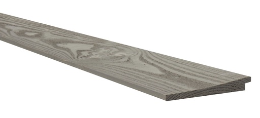 Douglas Zweeds rabat 1 zijde geschaafd, 1 zijde fijnbezaagd 1.1-2.7 x 19.5 cm, grijs gespoten
