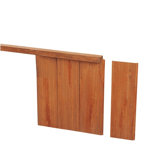 [W14603] AZ Hardhouten geschaafde damwand 3,0 x 20,0 x 200 cm (werkend 18,5 cm).