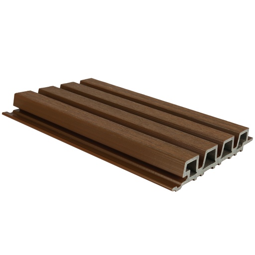 [1059171] NewTechWood HKC co-extrusie Castellation PRO35 gevelbekleding, 3,3 x 21,5 x 390 cm, Ipe.