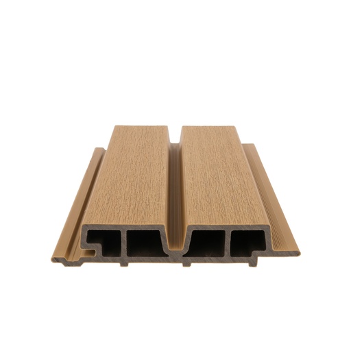 [1061649] NewTechWood HKC co-extrusie Castellation PRO65 gevelbekleding, 3,3 x 18 x 290 cm, Red Cedar.