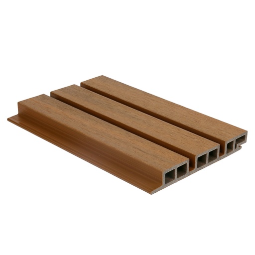 [1060370] NewTechWood HKC co-extrusie wand bekleding castellation 50 profiel, 2,5 x 19,6 x 290 cm, Red Cedar.