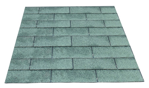[693258] Dakshingles per pak à 3 m2, groen.