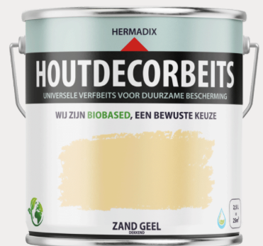 Houtdecor 602 Zandgeel dekkend 750 ML