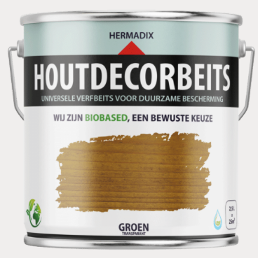 Houtdecor 656 Transparant Groen 2500 ML