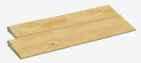 Zweeds rabat 2.5 x 20.0 cm (18.5 cm werkend) N.E. geimpregneerd vuren, fijnbezaagd/achterzijde geschaafd