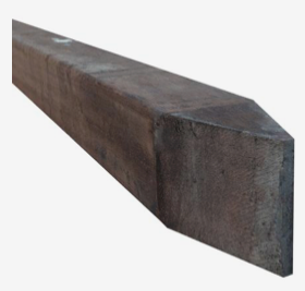 6.8 x 6.8 x 300 cm, Azobe, geschaafd