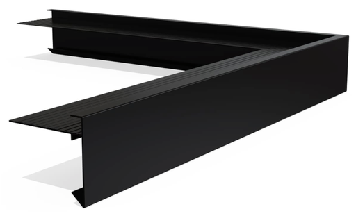 Buitenhoek 6.0 x 6.4 (afmeting 50 x 50 cm) RAL 9005