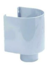 Vergaarbak 80mm grijs