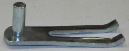 Klauwduim, (in te metselen) lengte: 200mm, breedte: 38mm, dikte: 8mm, galvanisch verzinkt // 1/1 steens