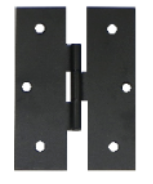 [BIJ-10] Scharnier voor kastdeuren - 150x110mm - zwart gecoat