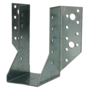 Balkdrager met uitwendige lip 45x145 mm (5 x 15 cm)